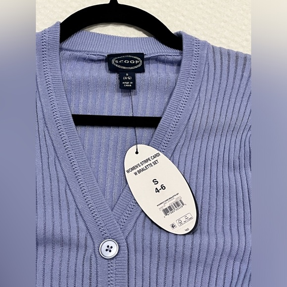 NWT *SCOOP* PERIWINKLE CARDIGAN SET- SIZE SMALL (4-6) - Picture 3 of 7